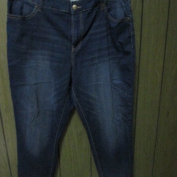 terra and sky skinny ankle jeans